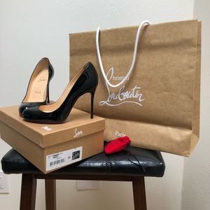 Christian Louboutin FIFI 100 Patent Calf Heels